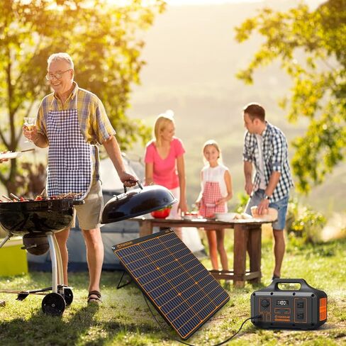 FlexSolar 60W Portable Solar Panel with QC3.0 USB-A/PD USB-C/DC Outputs IP67 Waterproof High Efficiency Monocrystalline Portable Charger for Power Station Generator Cellphone Tablet Battery RV Trip in Saudi Arabia