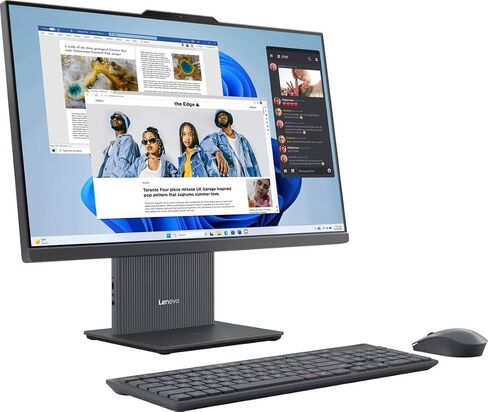 Lenovo IdeaCentre AIO 24" FHD IPS All-in-One Computer, 13th Gen Intel Processor up to 4.4 GHz, 32GB DDR5 RAM, 1TB PCIe SSD, Wi-Fi 6, USB-C, Wireless KB&Mouse,HDMI in&Out, Windows 11 in Saudi Arabia