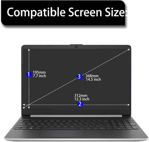 شاشة خصوصية KEANBOLL لجهاز Lenovo 14.5 بوصة 丨ASUS 14.5 بوصة 丨Acer 14.5 بوصة 丨Dell 14.5 بوصة إلخ 14.5 بوصة 16:10 درع مرشح خصوصية الكمبيوتر المحمول القابل للإزالة in Saudi Arabia