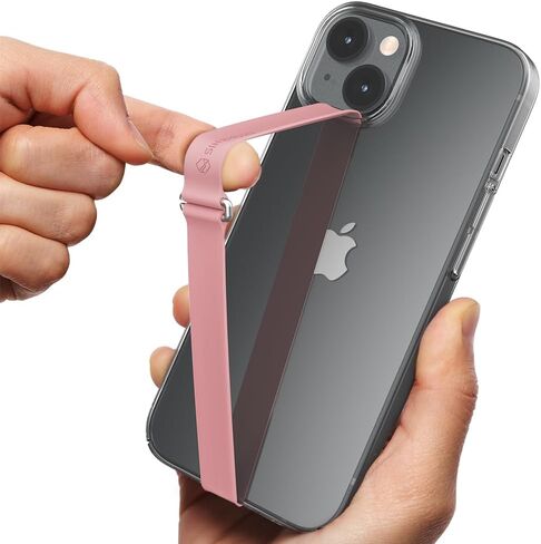 Sinjimoru C-Shaped Clip Finger Phone Grip, Silicone Mobile Phone Strap for Phone Case with Clip as Phone Loop Holder for iPhone Case & Samsung Phone. Sinji Loop Clip Black 210 in Saudi Arabia