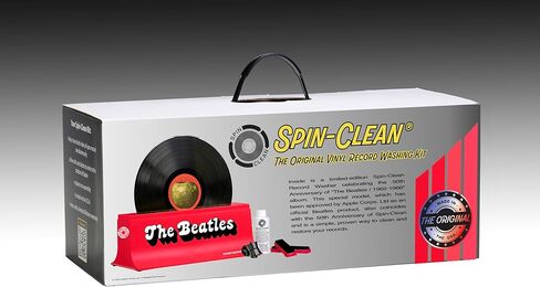 غسالة تسجيلات الفينيل Spin-Clean® | البيتلز الأحمر طبعة محدودة | منظف ​​تسجيلات الفينيل | مثالية لـ 33 و48 و78 دورة في الدقيقة in Kuwait