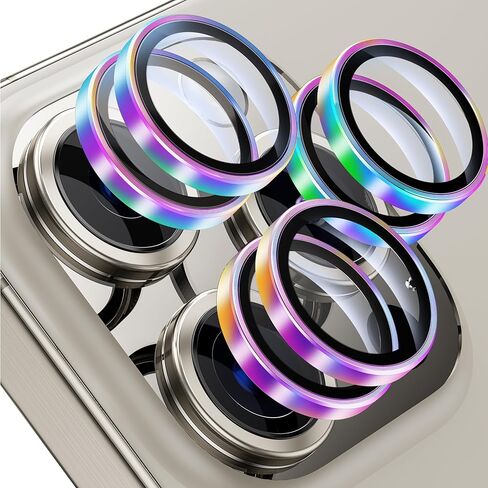 WSKEN for iPhone 16 Plus/iPhone 16 Camera Lens Protector - [Original Shooting Model] Shatterproof Ultra HD Tempered Metal Glass Camera Screen Protector Cover Film Accessories, Black Titanium in Saudi Arabia