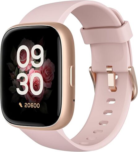 Smart Watch for Women, Alexa Built-in, Answer/Make Calls, 1.83" Fitness Tracker Watch with Heart Rate Monitor, Sleep Tracker, Pedometer, IP68 Waterproof, Smartwatch Compatible Android iOS in Saudi Arabia