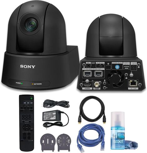 Sony SRG-A12 4K PTZ Camera with Built-in AI and 12x Optical Zoom (Black) (SRGA12) + Network Cable + Cleaning Kit + HDMI Cable (Renewed) in Saudi Arabia