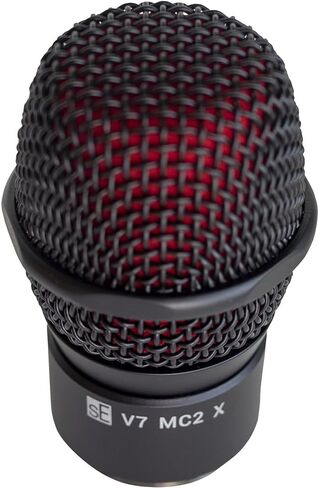 Liquid Audio sE Electronics V7 MC2 Mic Capsule for Sennheiser Wireless, Black Bundle w/Pig Hog PHM10 8mm Mic Cable Polishing Cloth in Saudi Arabia