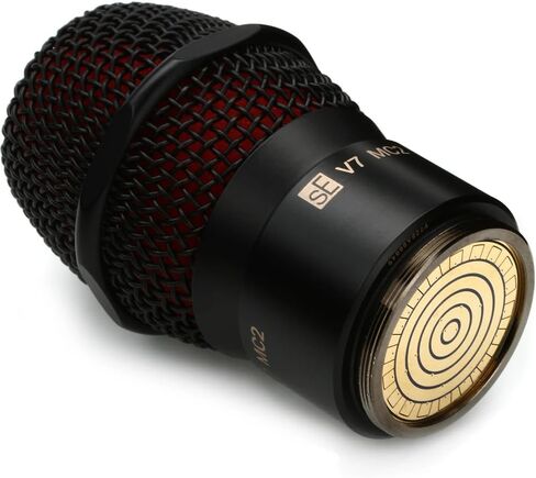 Liquid Audio sE Electronics V7 MC2 Mic Capsule for Sennheiser Wireless, Black Bundle w/Pig Hog PHM10 8mm Mic Cable Polishing Cloth in Saudi Arabia