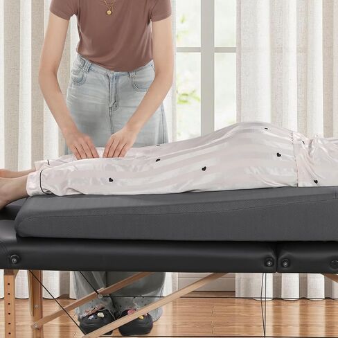 MABOZOO Foam Pregnancy Bed Cushion, Full Body Pregnancy Pillow Prenatal Pregnancy Positioning Bolster with Hole for Tummy, Maternity Belly Pillow for Stomach Sleeper in Saudi Arabia