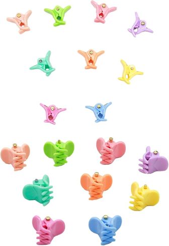 100 قطعة من مشابك الشعر الصغيرة للفتيات، مشابك مخالب صغيرة للنساء، مشابك مخالب صغيرة من البلاستيك الأسود مقاس 1 سم للأطفال، إكسسوارات شعر للنساء، مشابك شعر غير قابلة للانزلاق، مصممة للشعر الرقيق أو السميك، هدية جيدة in Kuwait