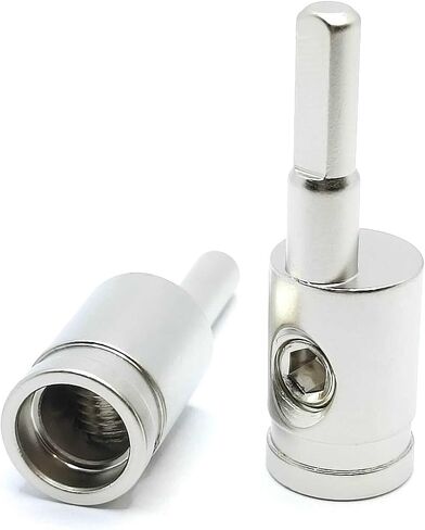 Terminal Connector Brass with Gold Plated 4 to 6 Gauge Amp Input Reducers for 4-6 Gauge Wire 4Pcs, Golden in Saudi Arabia