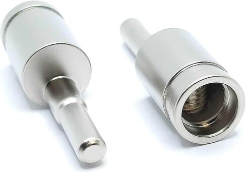 Terminal Connector Brass with Gold Plated 4 to 6 Gauge Amp Input Reducers for 4-6 Gauge Wire 4Pcs, Golden in Saudi Arabia