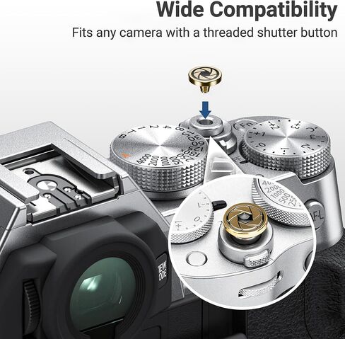 JJC Soft Shutter Release Button Fujifilm X100VI XT50 XM5, Mountain Pattern | for Fuji Fujifilm X-M5 X-T5 X-T4 X-T50 X-T30 III II X-PRO3 X00VI X100V X-E5 X-E4 X Half Leica Q3 M9 Sony RX10 IV Nikon Zf Df in Saudi Arabia
