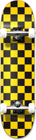Yocaher Pro Skateboards Blank, Checker, Camo Professional Complete Skateboard 7.75" w/ 7Ply Maple Deck, Aluminum Alloy Truck, ABEC-9 Bearing, 54mm Skateboard Wheels, Concave Cruiser Trick Skateboard in Saudi Arabia