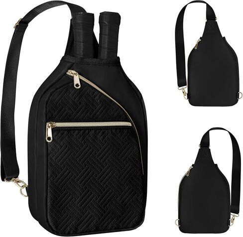 Pickleball Bag for Women, Pickleball Paddle Sling Bag, Pickle Ball Bag for Pickleball Accessories and Sport Gear (Patent Design) in Kuwait