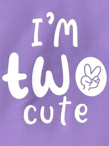 Toddler Girl 2nd Birthday Outfits Im Two Cute Sweatshirt 2 Year Old Birthday Girl Sweatshirt in Kuwait