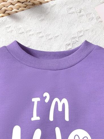 Toddler Girl 2nd Birthday Outfits Im Two Cute Sweatshirt 2 Year Old Birthday Girl Sweatshirt in Kuwait