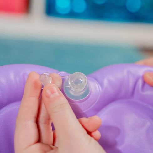 Bright Starts Disney Princess Ariel Tummy Time Water Mat, The Little Mermaid Sea Treasures, Purple, Baby Girl Newborn + in Saudi Arabia