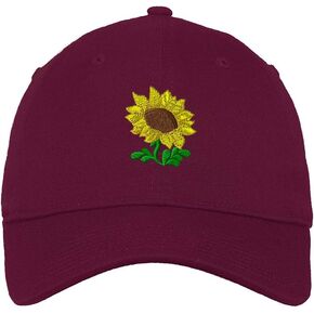 Speedy Pros Soft Baseball Cap Plants Fringe Sunflower Embroidery Flowers and Plants Cotton Dad Hats for Men & Women