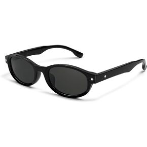 Retro 90s Oval Sunglasses for Women Men Y2K Slim Design Cateye Shades Trendy Sunnies AP3671