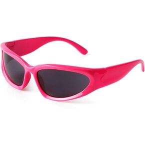 ADE WU Wrap Around Fashion Sunglasses for Women Men Trendy y2k Sport Sun Glasses Goggles Futuristic Shades