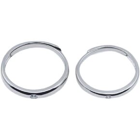 2PCS Anime JJK Okkotsu Yuta Orimoto Rika Silver Finger Ring Lovers Couple Ring Jewelry Adjustable Jujutsu Cosplay Merch Gift