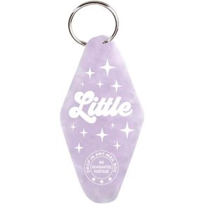 Sorority Shop "LITTLE - Vintage Motel Keychain - Purple