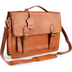 TAURISH Handmade Unisex Executive 100% Genuine Leather Business Travel Bag in Kuwait