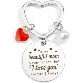 Valentines Day Gifts for Mom, Gifts for Mom, Mom Gifts, Keychain Birthday Gifts for Mom Gifts for Mom from Son
