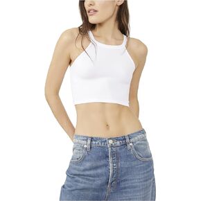 Free People Bella Seamless Rib Tank White XS-SM (US Women's 0-6)