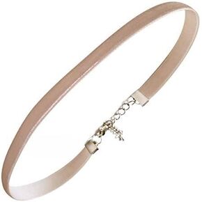 (Tan)-Classic Velvet Choker Necklace for Women, Girls, Valentines Day, Birthday Gifts, Halloween, Everyday wear Jewelry