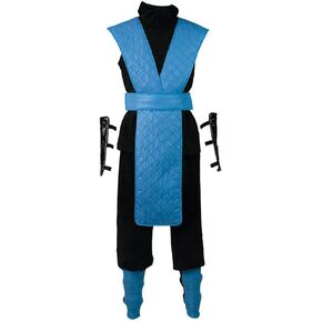 CosplayDiy Men's Suit for Sub Zero Halloween Cosplay Costume Outfits
