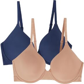 DKNY Women's Microfiber Full Coverage Underwire T-Shirt Bra