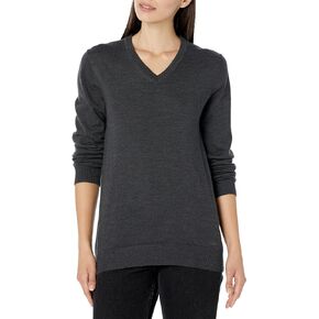 HUGO Women's Tonal Logo V-Neck Sweater