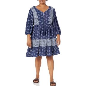 Avenue Women's Plus Size Dress Cast Away
