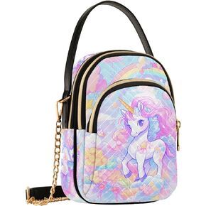 SUABO Crossbody Bag for Women, Cute Phone Purse Detachable Chain Bag Shoulder Handbag Wallet