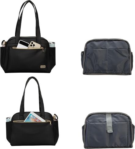 Rabjen Small Teacher Bag for Work with 13'' Laptop Compartment, Utility Laptop Tote Bag with Cup Holder in Saudi Arabia