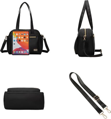 Rabjen Small Teacher Bag for Work with 13'' Laptop Compartment, Utility Laptop Tote Bag with Cup Holder in Saudi Arabia
