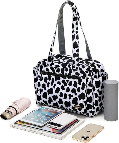 Rabjen Small Teacher Bag for Work with 13'' Laptop Compartment, Utility Laptop Tote Bag with Cup Holder in Kuwait