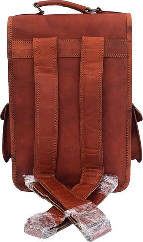 Vintage Leather Laptop Backpack 13 Inch MacBook Pro/Air Bag Rucksack Shoulder Bag in Saudi Arabia