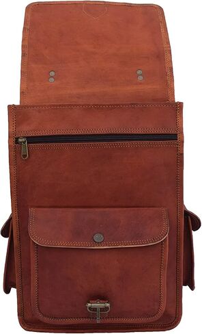 Vintage Leather Laptop Backpack 13 Inch MacBook Pro/Air Bag Rucksack Shoulder Bag in Saudi Arabia