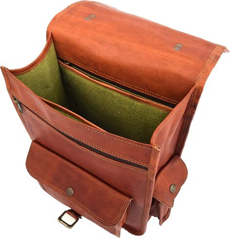Vintage Leather Laptop Backpack 13 Inch MacBook Pro/Air Bag Rucksack Shoulder Bag in Saudi Arabia