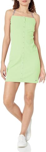 Tommy Hilfiger Women's Snap Front Bodycon Ribbed Tube Mini Dress in Saudi Arabia