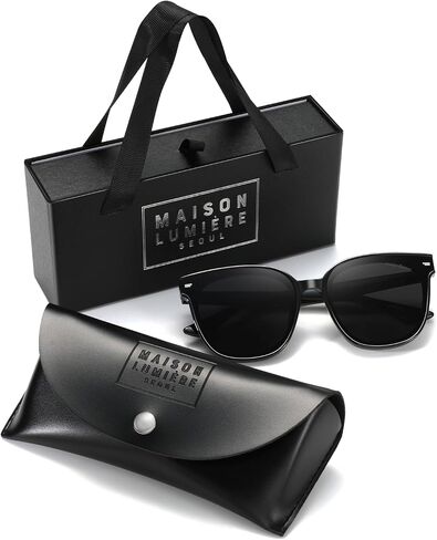 Korean Retro Square Polarized Women Sunglasses Vintage Minimalist Style in Saudi Arabia