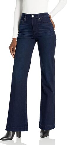 PAIGE Women's Leenah High Rise Wide Leg Transcend Vintage in Telluride Jeans in Saudi Arabia