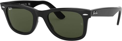 Ray-Ban Wayfarer Sunglasses,54mm,Black/Crystal Green in Saudi Arabia