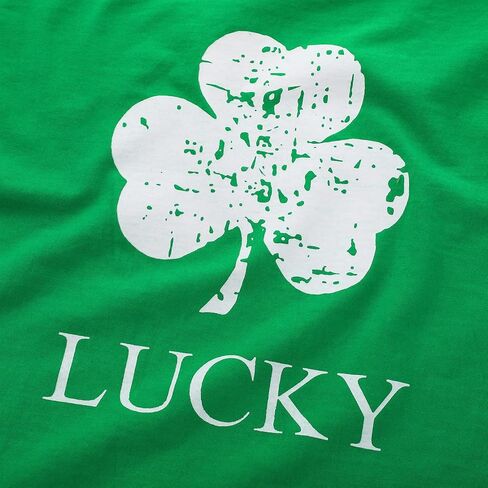 قميص عيد القديس باتريك، قميص أخضر شامروك أيرلندي مع قلائد نظارات شمسية للنساء والرجال in Kuwait