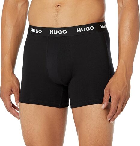 HUGO Men's 3 Pack Stretch Cotton Boxer Briefs in Saudi Arabia