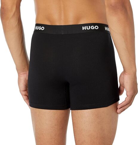 HUGO Men's 3 Pack Stretch Cotton Boxer Briefs in Saudi Arabia
