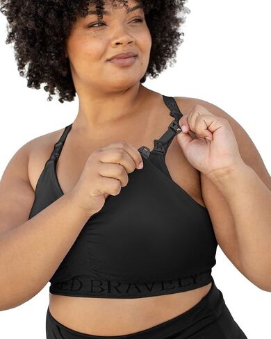 Kindred Bravely 2-Pack Hands Free Sports Pumping Bra Bundle (Black and Teal, Large-Busty) in Saudi Arabia