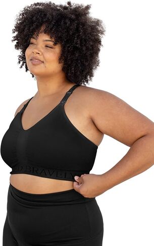 Kindred Bravely 2-Pack Hands Free Sports Pumping Bra Bundle (Black and Teal, Large-Busty) in Saudi Arabia