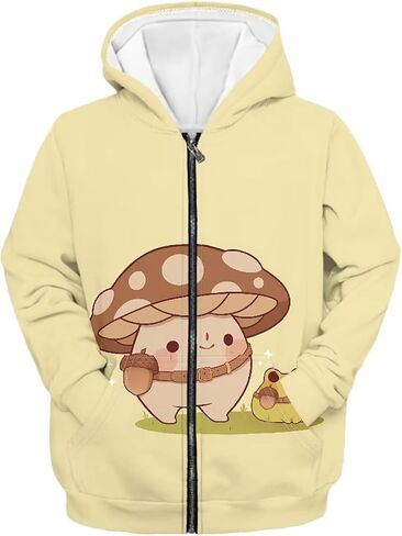 BYCHECAR Zip Up Hoodies for Girls Boys Long Sleeve Hoodies Jacket Kids Clothes 6-14 in Saudi Arabia